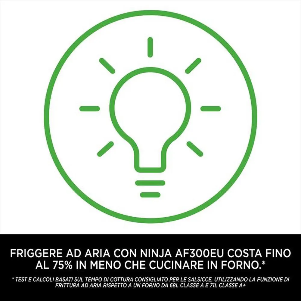 NINJA - Friggitrice ad aria DUAL ZONE 7,6L AF300EU-nero