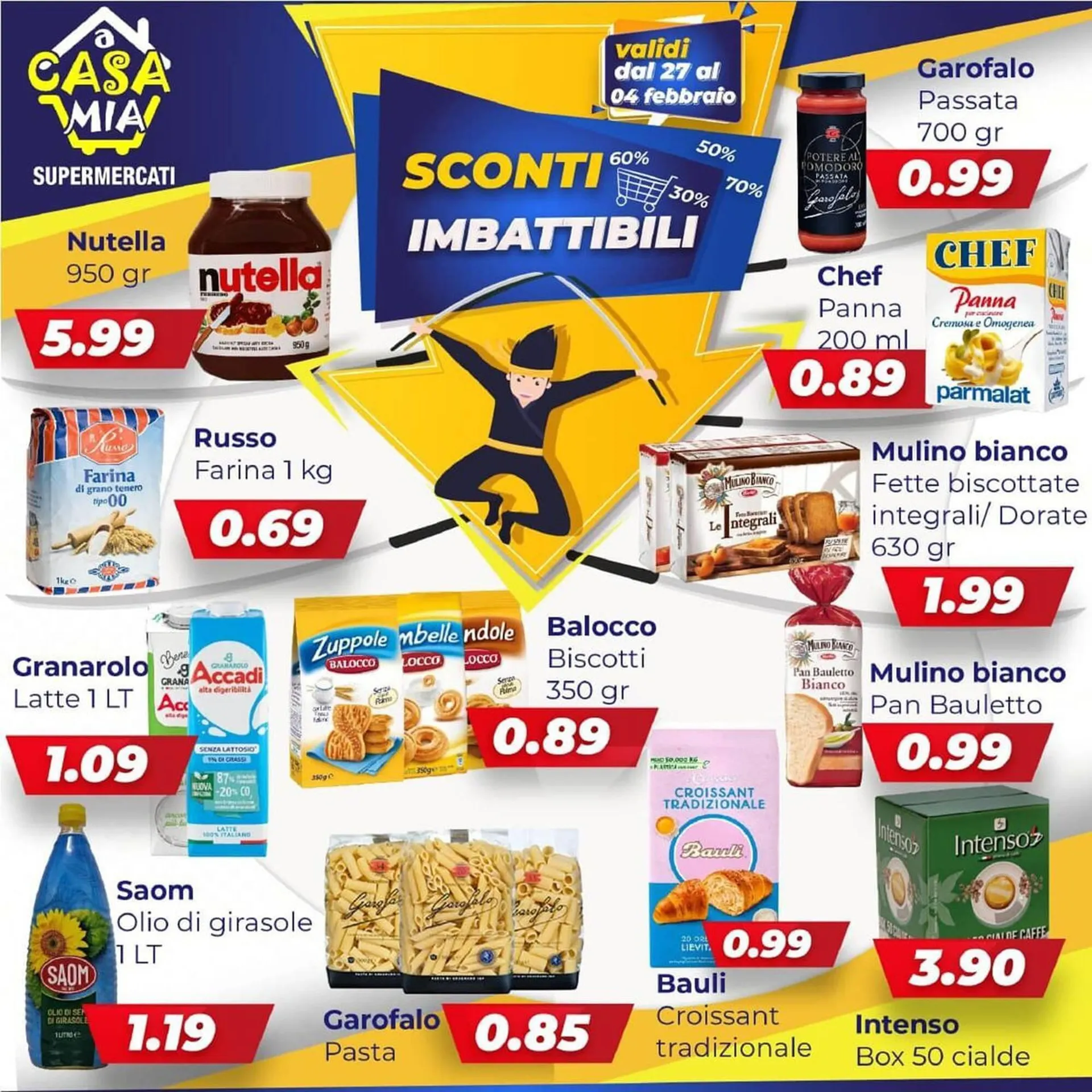 Volantino A Casa Mia da 27 gennaio a 4 febbraio di 2024 - Pagina del volantino 1