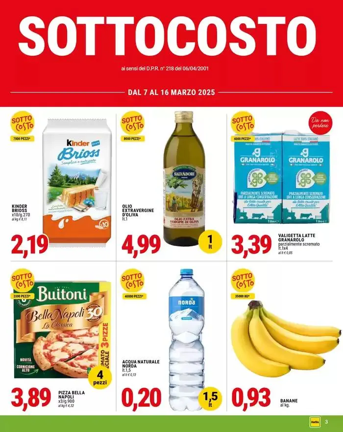 Sotto costo da 7 marzo a 16 marzo di 2025 - Pagina del volantino 3