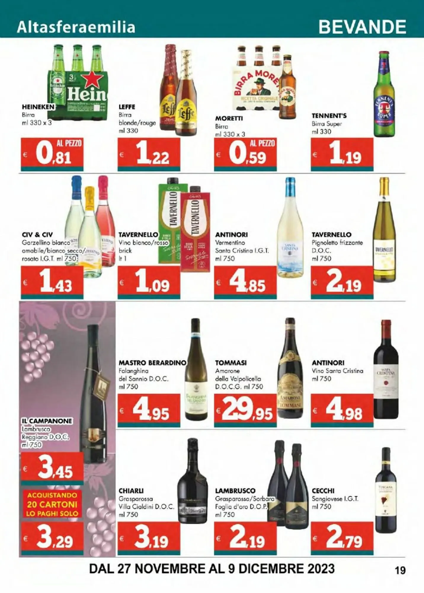 Volantino Altasfera da 27 novembre a 9 dicembre di 2023 - Pagina del volantino 19