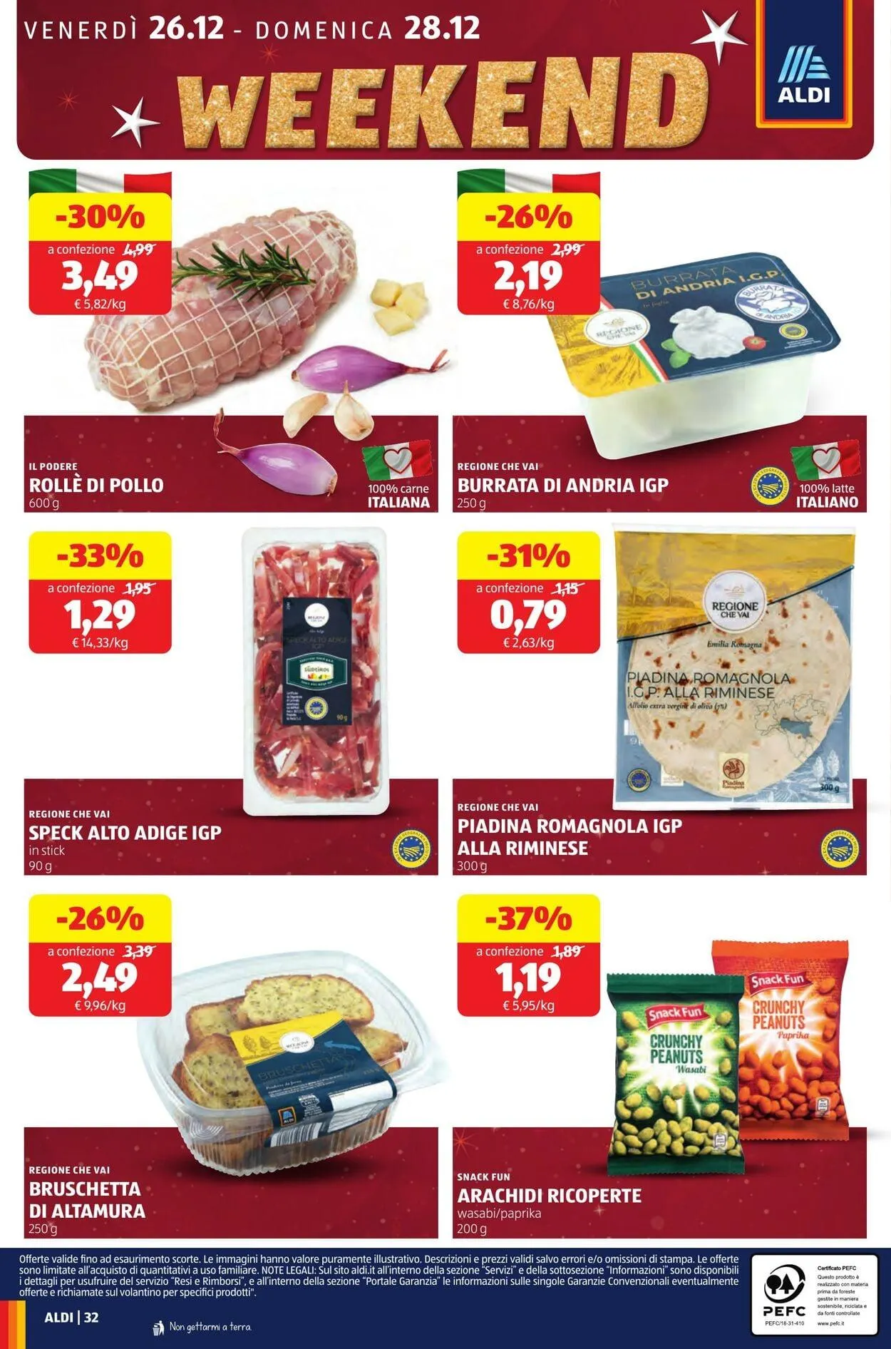 Aldi Volantino attuale da 22 dicembre a 28 dicembre di 2025 - Pagina del volantino 32