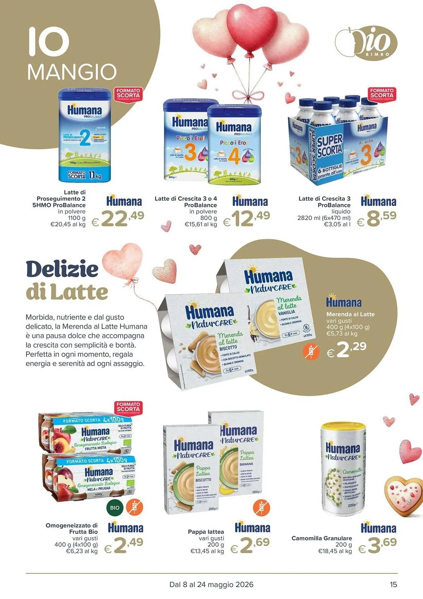 Volantino Io Bimbo da 8 maggio a 24 maggio di 2026 - Pagina del volantino 15
