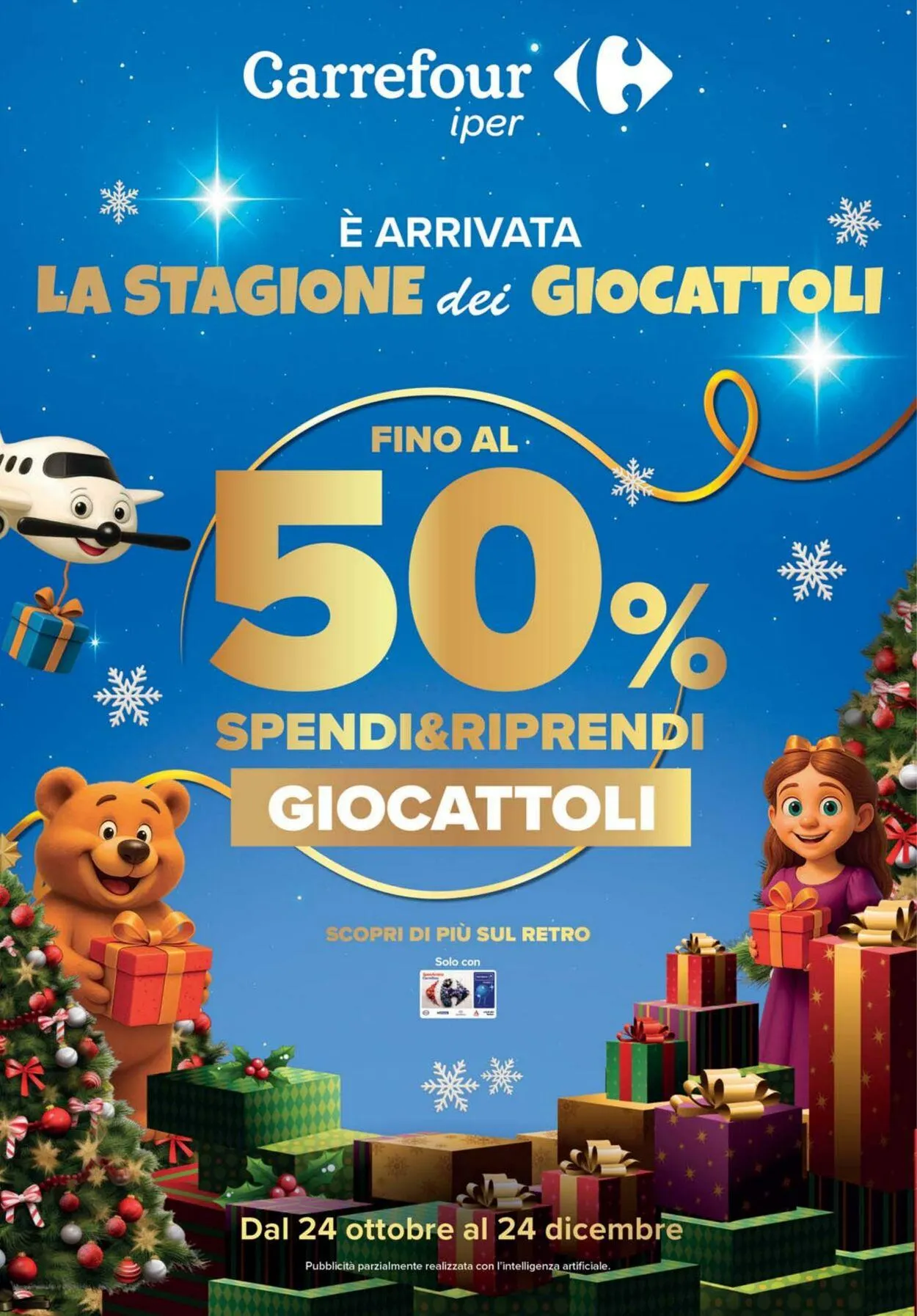 Carrefour Volantino attuale da 24 ottobre a 24 dicembre di 2025 - Pagina del volantino 1