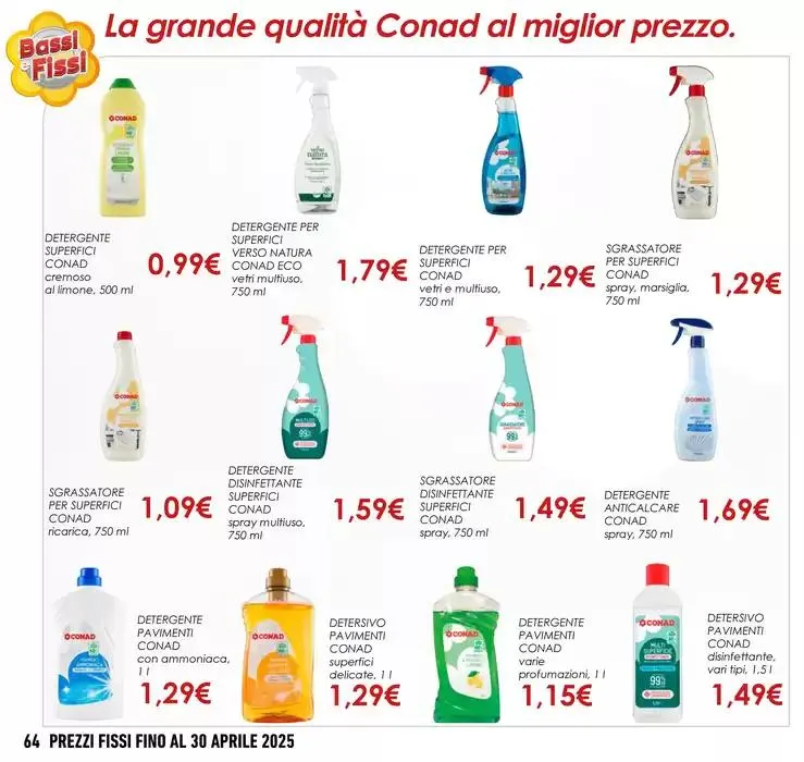 BASSI & FISSI da 2 gennaio a 30 aprile di 2025 - Pagina del volantino 64
