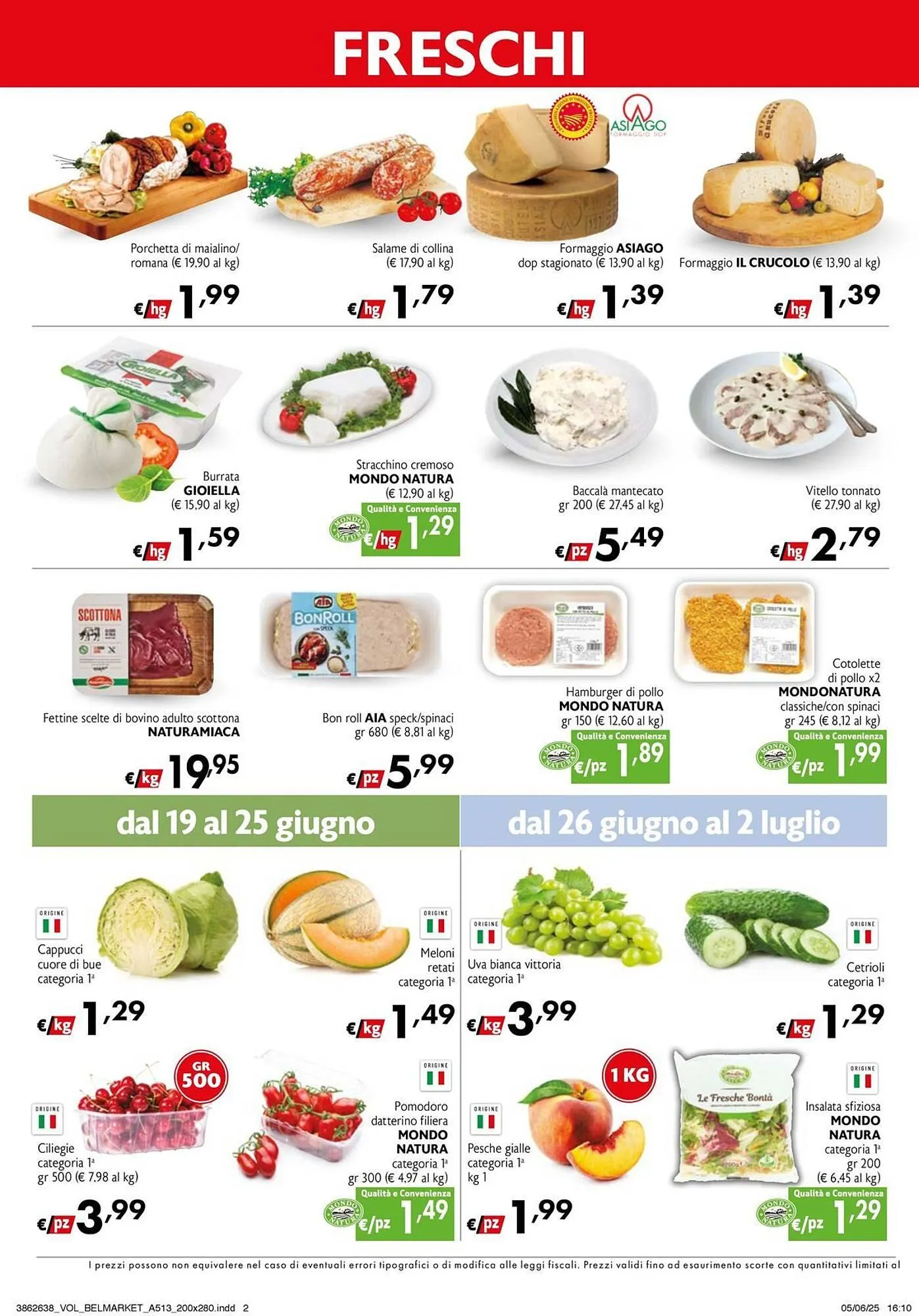 Volantino Belmarket da 19 giugno a 2 luglio di 2025 - Pagina del volantino 2