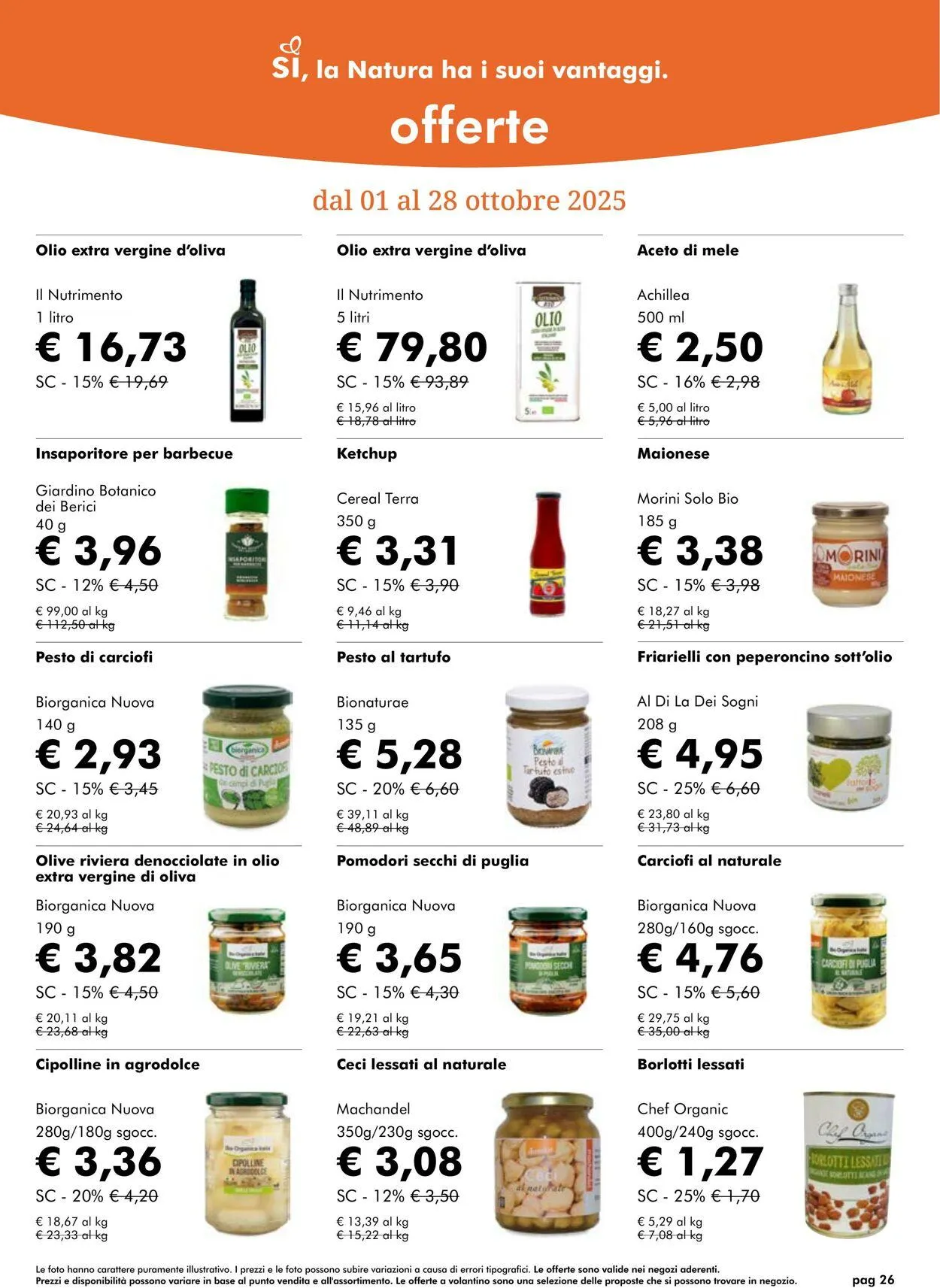 Natura Sì Volantino attuale da 6 novembre a 20 novembre di 2025 - Pagina del volantino 25