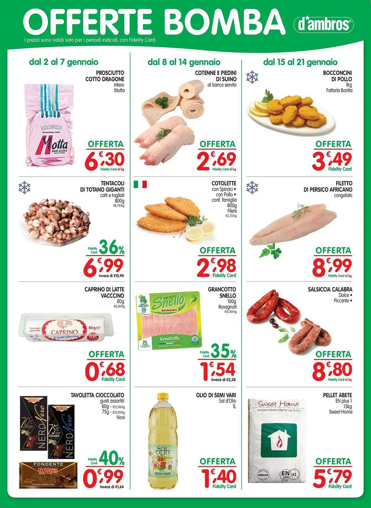 Volantino D'Ambros da 3 gennaio a 21 gennaio di 2024 - Pagina del volantino 12
