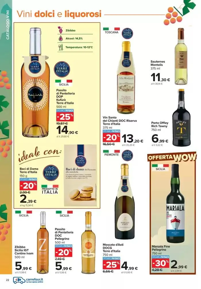 Catalogo vini da 7 ottobre a 10 novembre di 2024 - Pagina del volantino 22