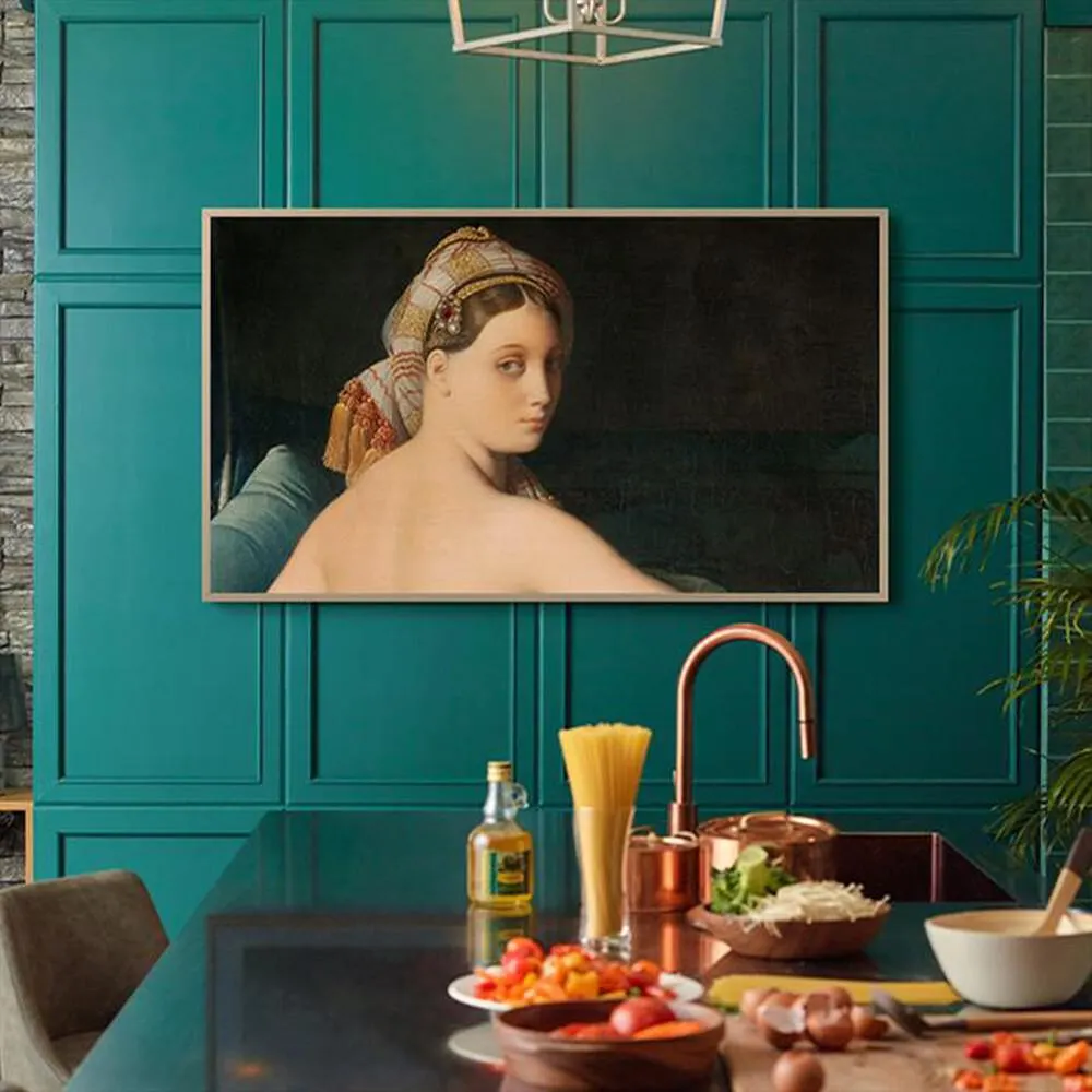 SAMSUNG - Smart TV The Frame 4K 75” 75LS03B-Black