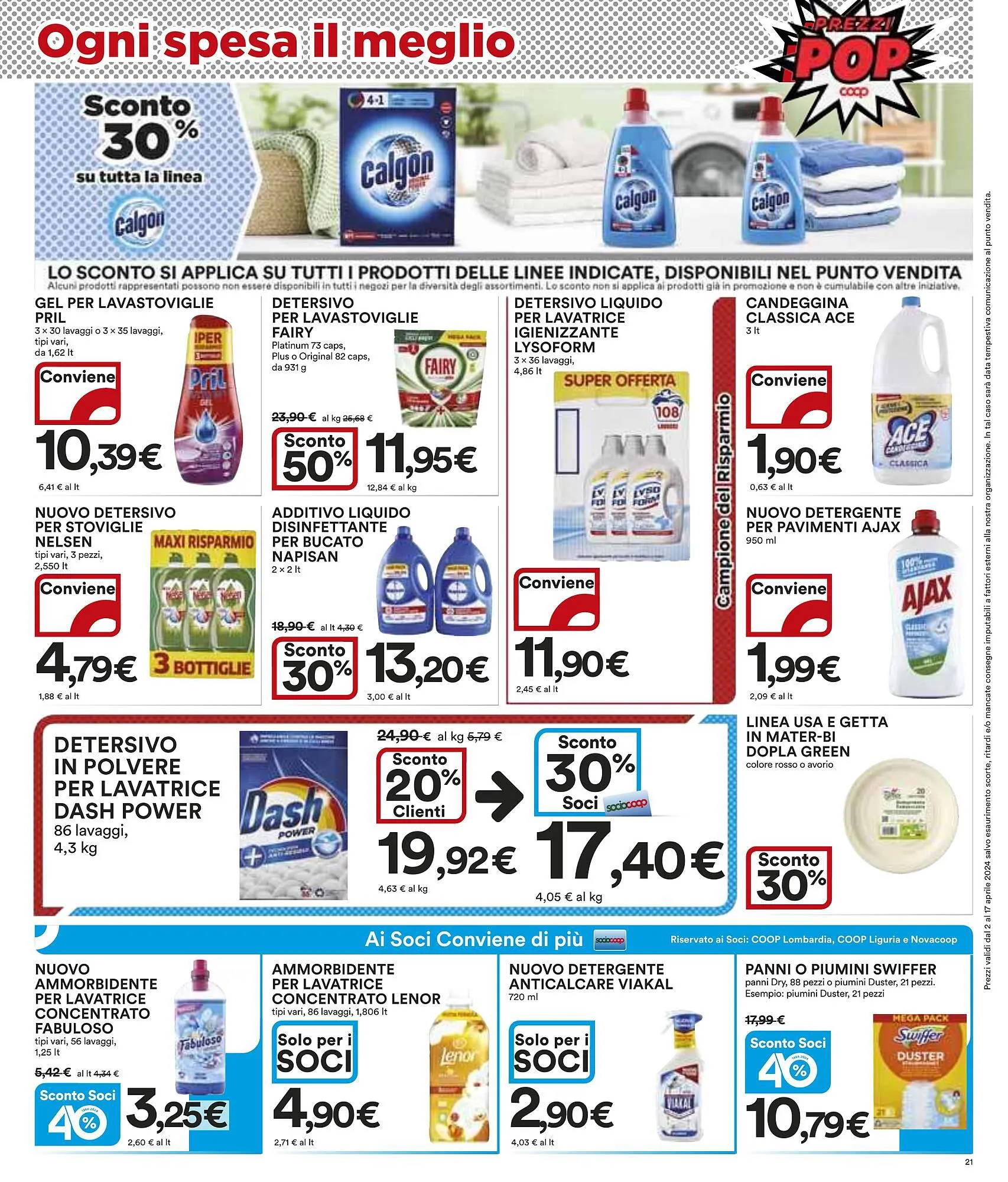 Volantino Ipercoop da 2 aprile a 17 aprile di 2024 - Pagina del volantino 21