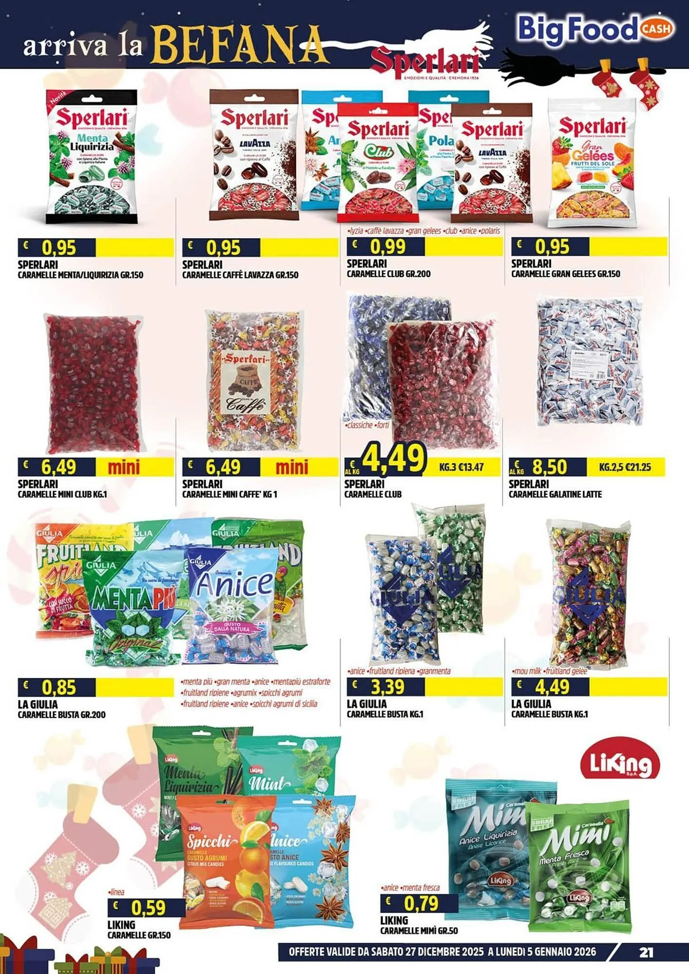 Volantino Big Food da 27 dicembre a 5 gennaio di 2026 - Pagina del volantino 21