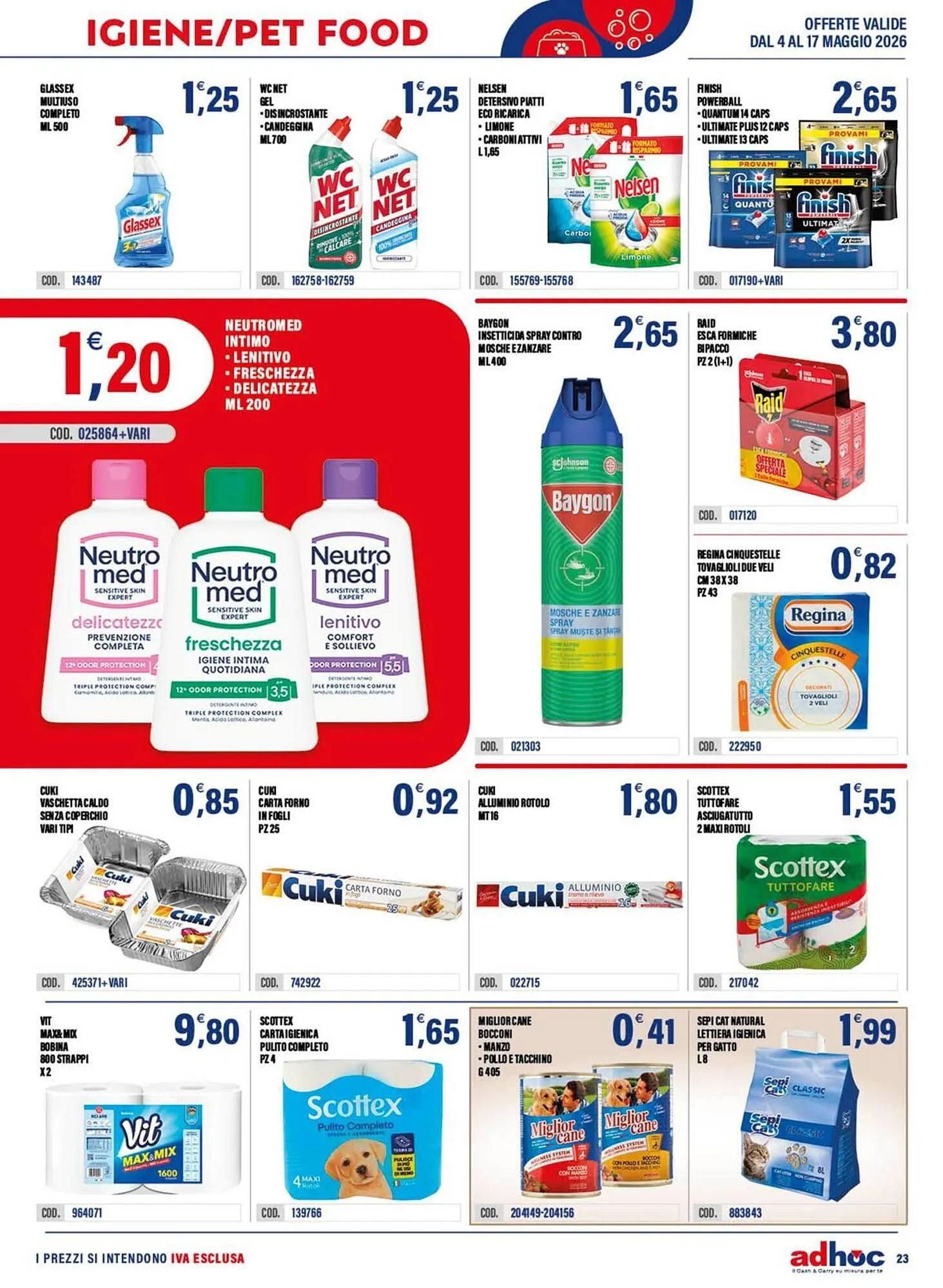 Volantino Adhoc da 4 maggio a 17 maggio di 2026 - Pagina del volantino 23