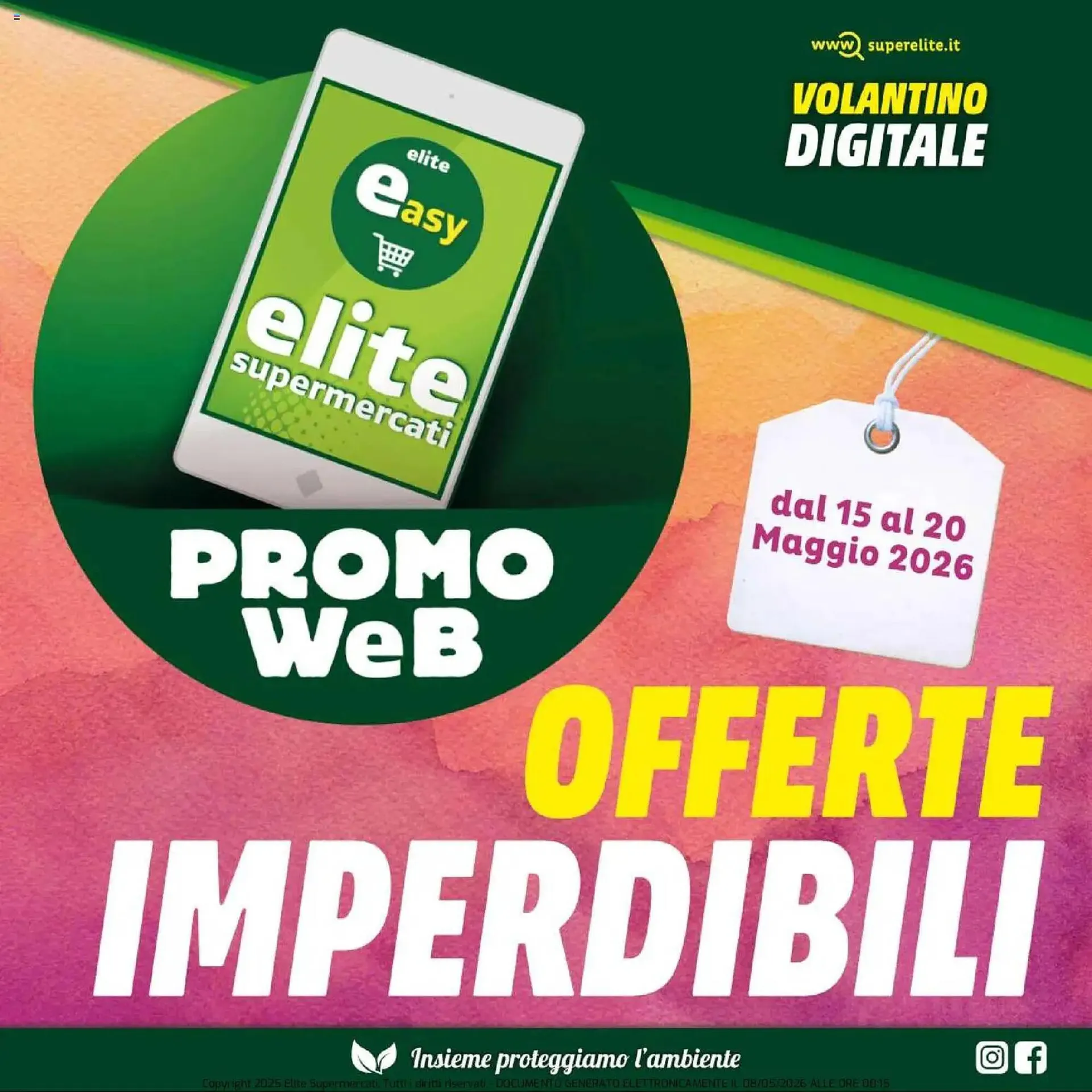 Volantino Elite da 15 maggio a 20 maggio di 2026 - Pagina del volantino 1