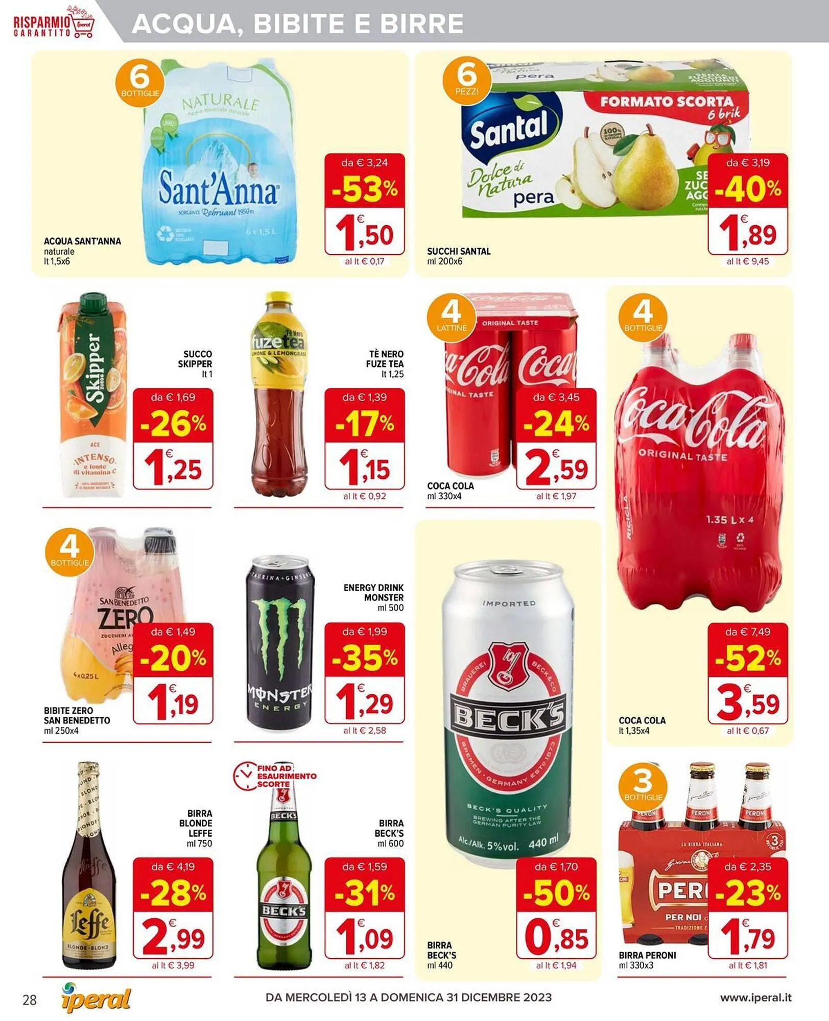 Volantino Iperal da 13 dicembre a 31 dicembre di 2023 - Pagina del volantino 28