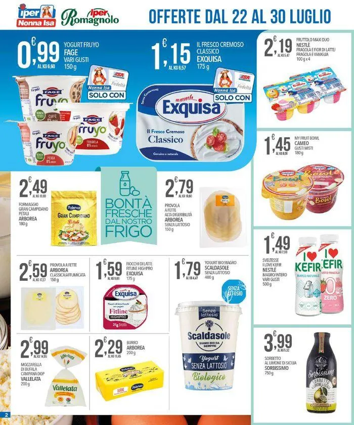 I campioni della spesa da 22 luglio a 30 luglio di 2024 - Pagina del volantino 2