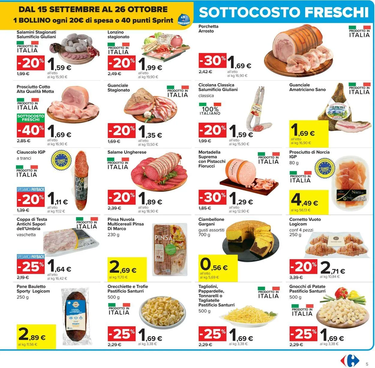 Carrefour Volantino attuale da 15 settembre a 25 settembre di 2025 - Pagina del volantino 5