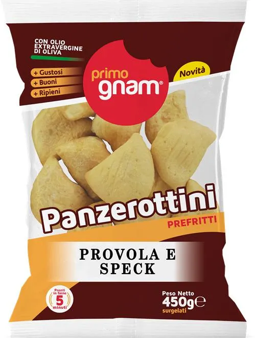 PRIMO GNAM PANZEROTTINI PROVOLA/SPECK GR.450