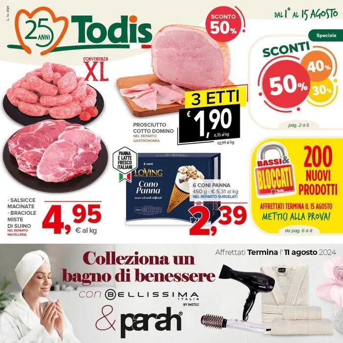 Sconti 30%40%50% da 1 agosto a 15 agosto di 2024 - Pagina del volantino 1