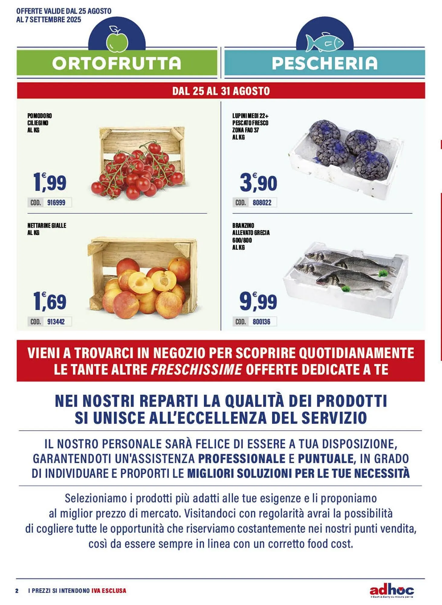 Volantino Adhoc da 25 agosto a 7 settembre di 2025 - Pagina del volantino 2
