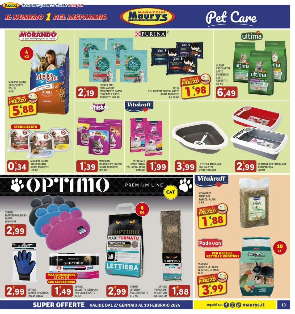 Maury's Volantino attuale da 27 gennaio a 10 febbraio di 2024 - Pagina del volantino 13