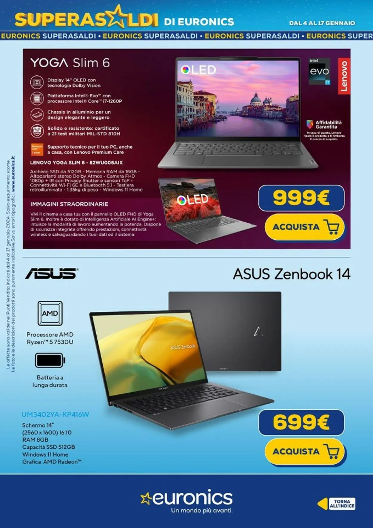 Euronics Volantino attuale da 4 gennaio a 17 gennaio di 2024 - Pagina del volantino 8