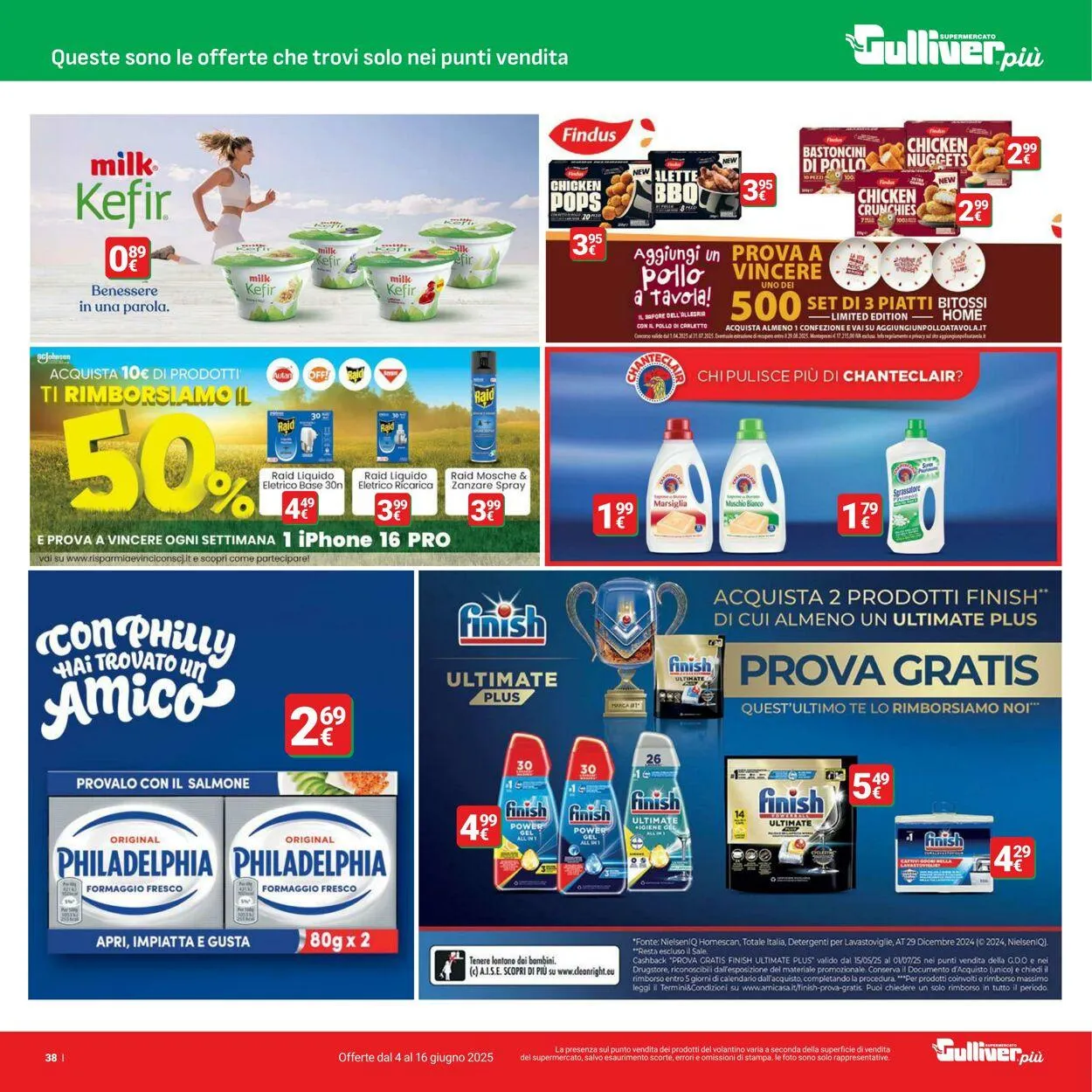 Gulliver Volantino attuale da 4 giugno a 16 giugno di 2025 - Pagina del volantino 38
