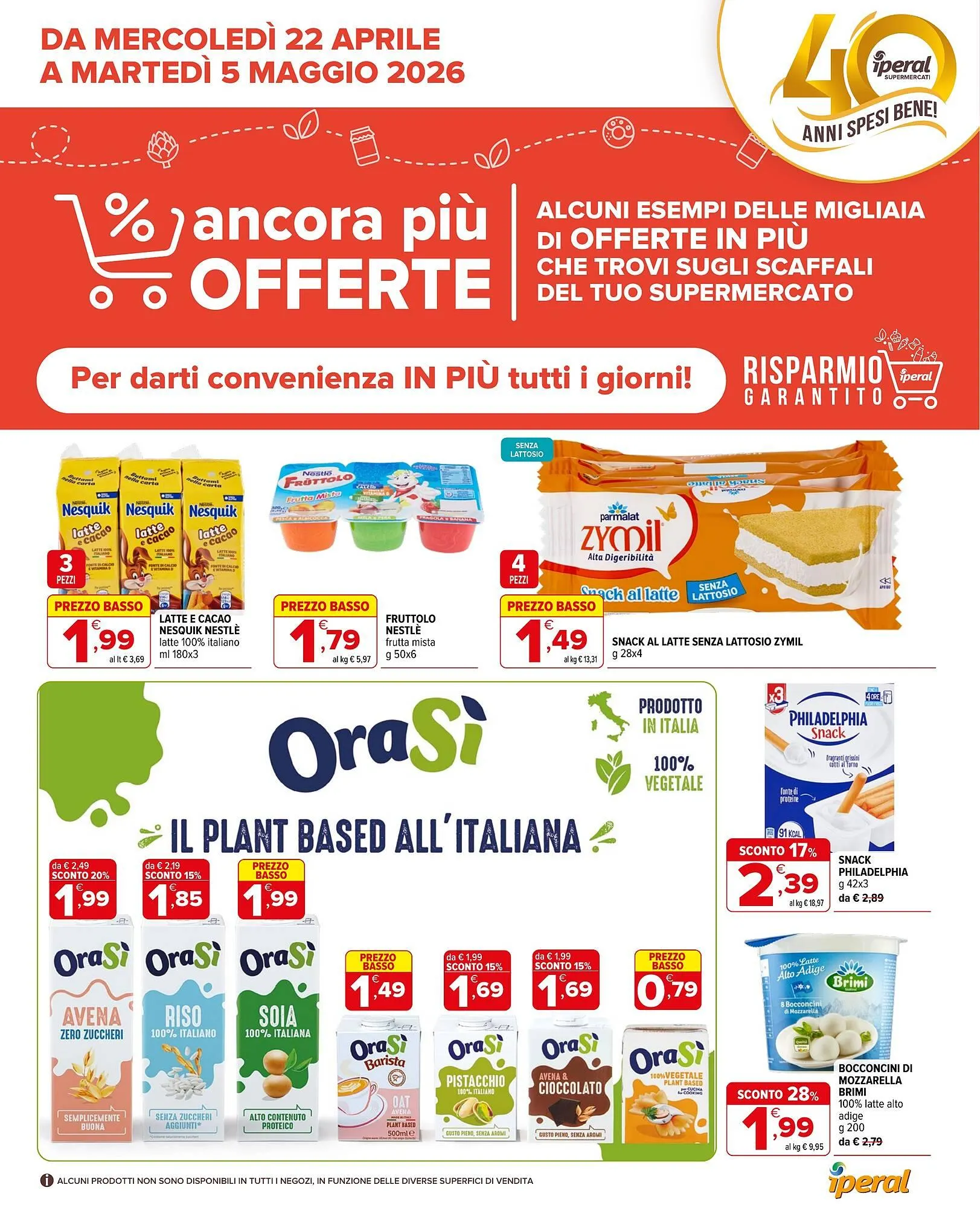 Volantino Iperal da 22 aprile a 5 maggio di 2026 - Pagina del volantino 1