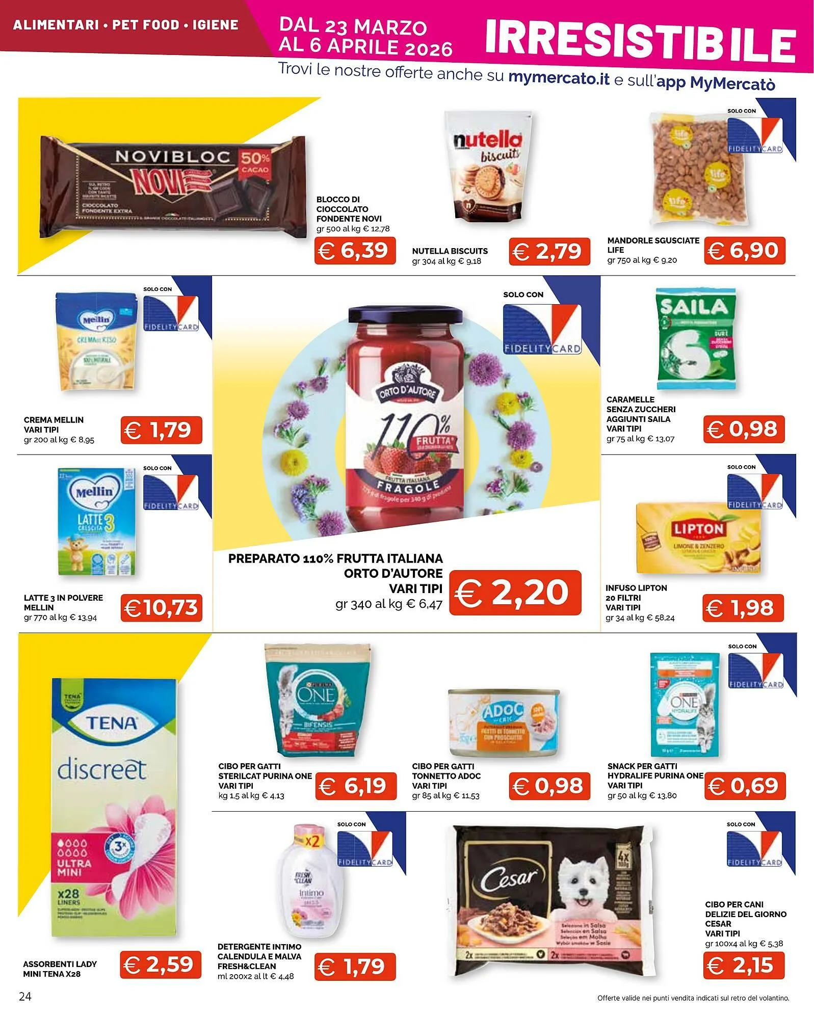 Volantino Mercatò Extra da 23 marzo a 26 marzo di 2026 - Pagina del volantino 24