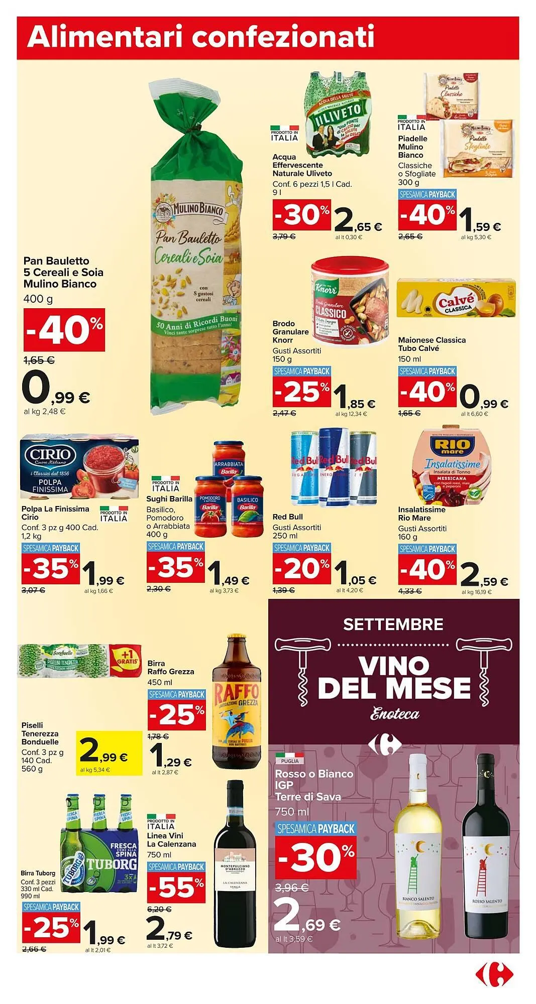 Volantino Carrefour Market da 5 settembre a 14 settembre di 2025 - Pagina del volantino 13