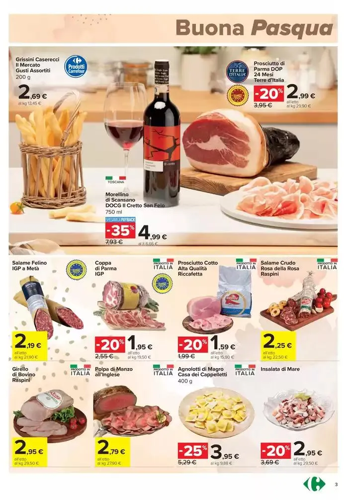Sconti di pasqua da 3 aprile a 21 aprile di 2025 - Pagina del volantino 3
