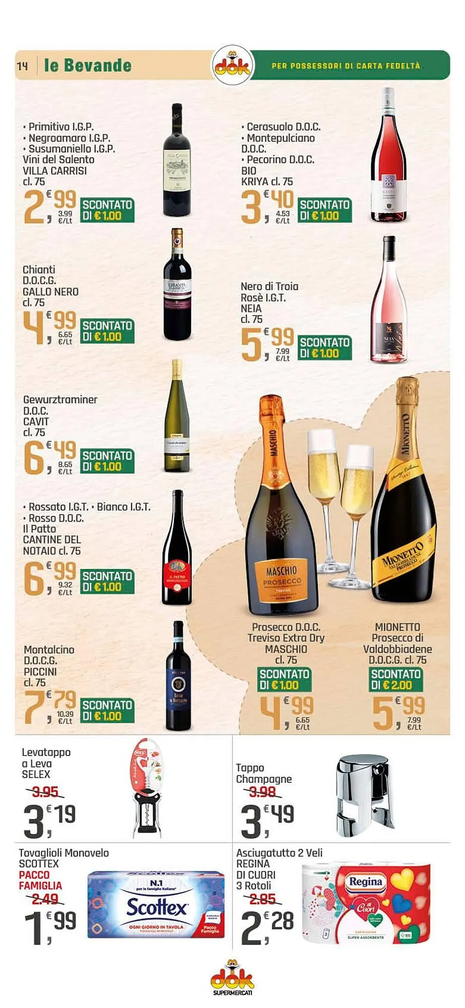 Volantino Supermercati Dok da 4 dicembre a 14 dicembre di 2025 - Pagina del volantino 14