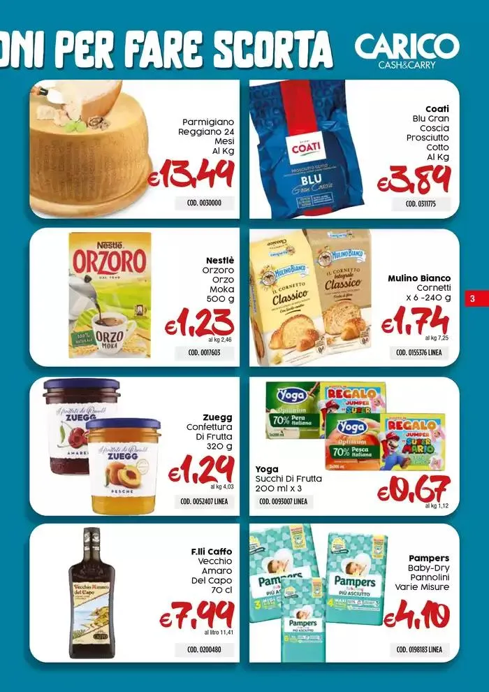 Offerte Carico Cash & Carry da 24 ottobre a 6 novembre di 2024 - Pagina del volantino 3