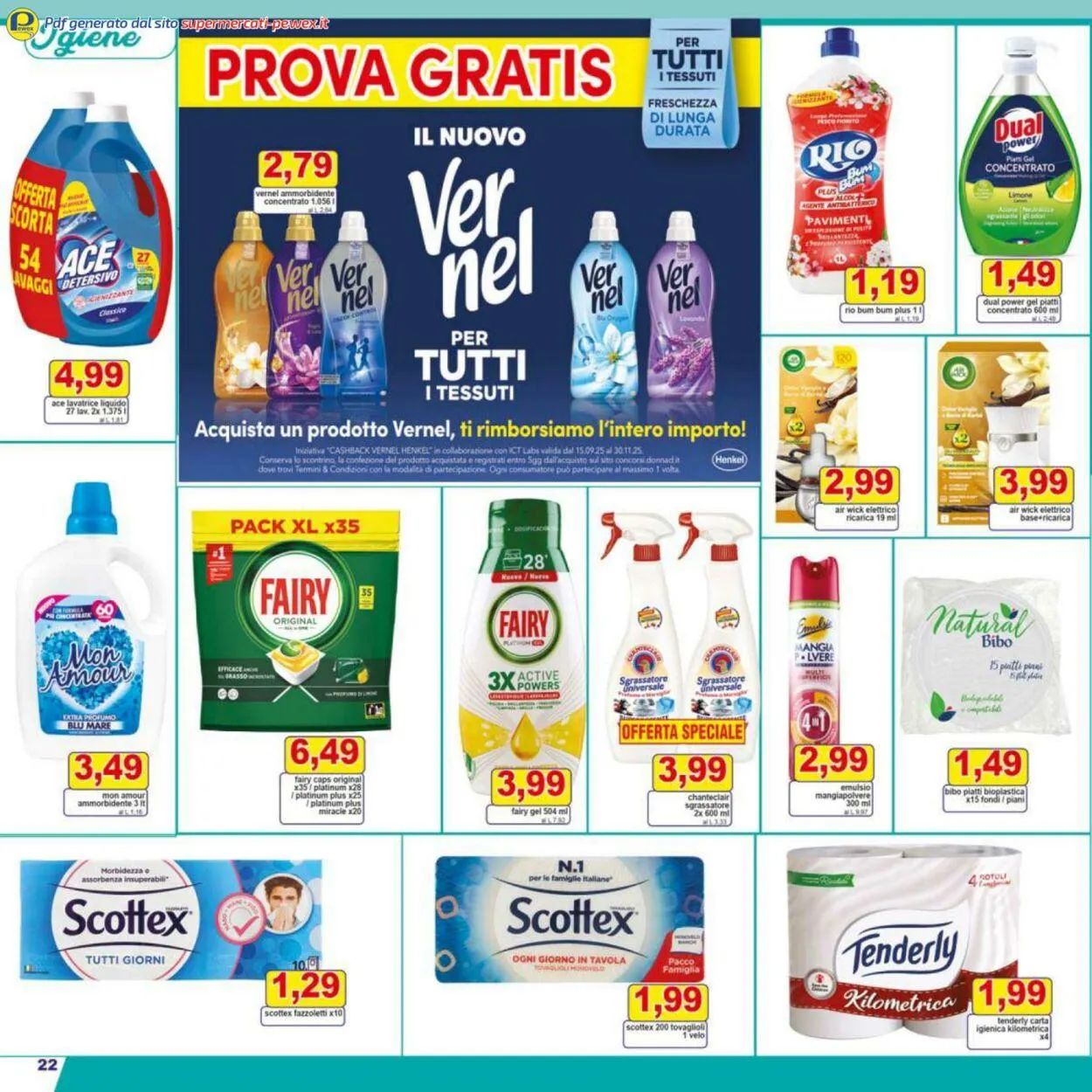 Pewex Volantino attuale da 14 ottobre a 28 ottobre di 2025 - Pagina del volantino 22