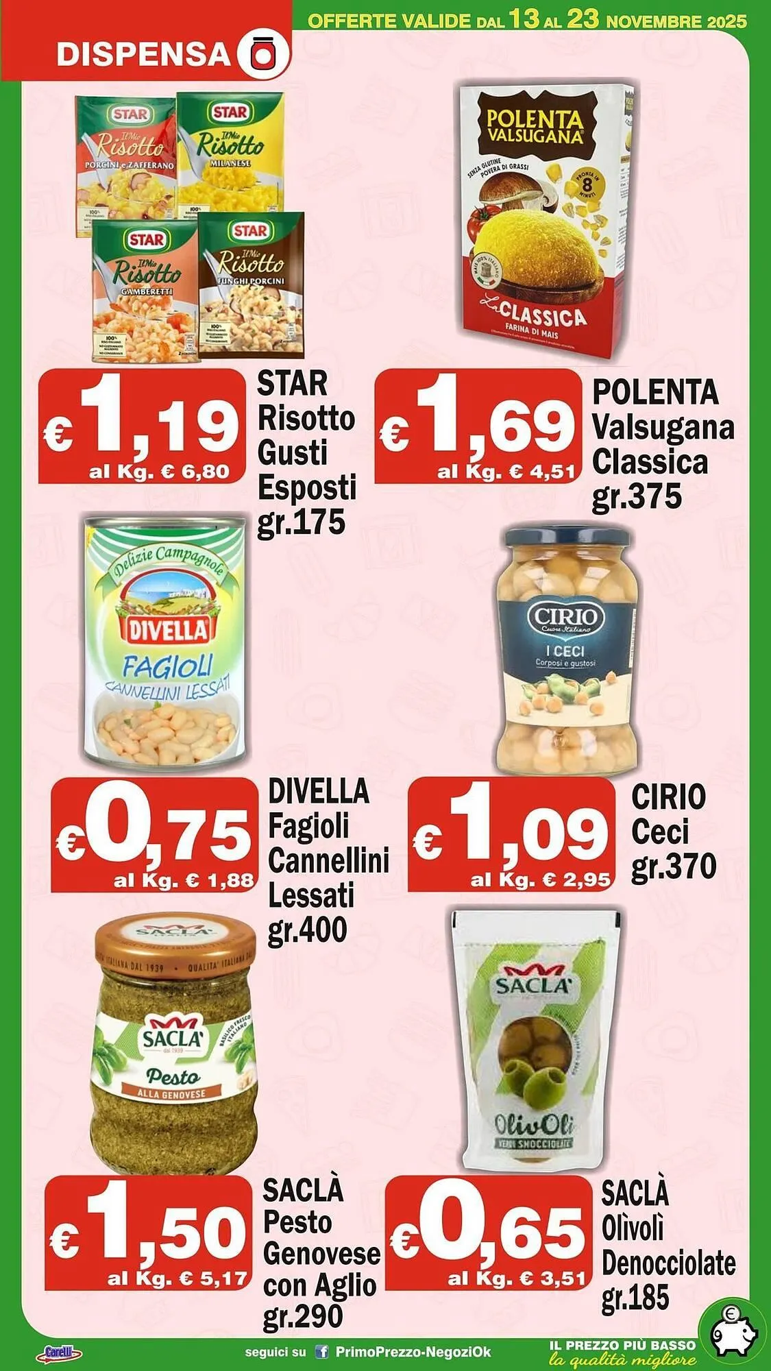 Volantino Primo Prezzo da 13 novembre a 23 novembre di 2025 - Pagina del volantino 8