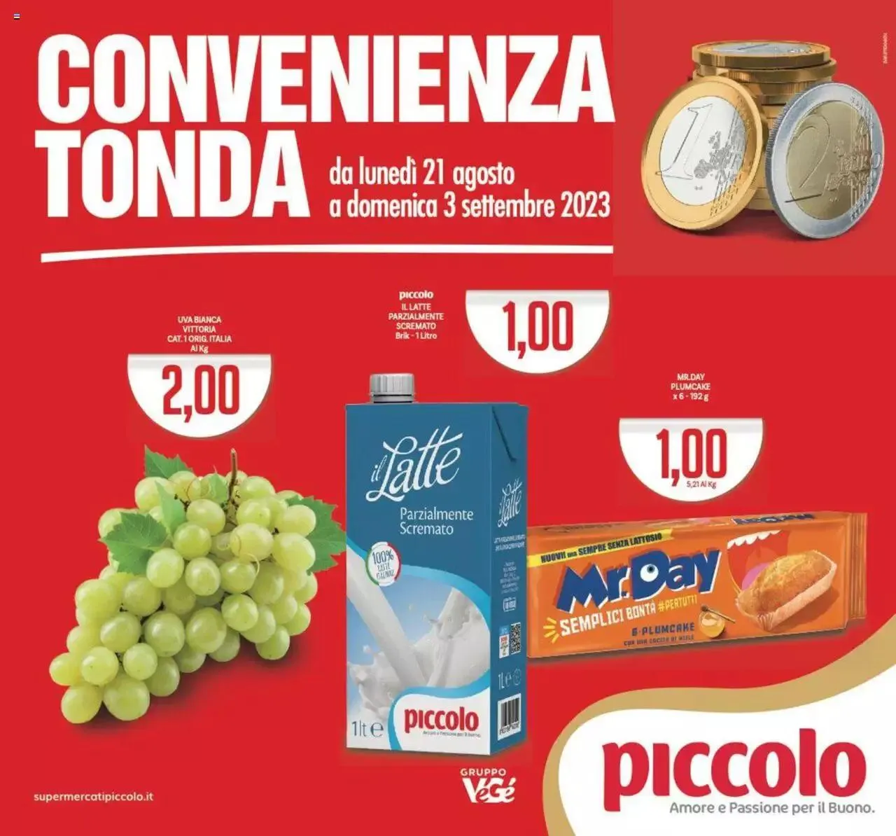 Volantino Piccolo da 21 agosto a 3 settembre di 2023 - Pagina del volantino 1