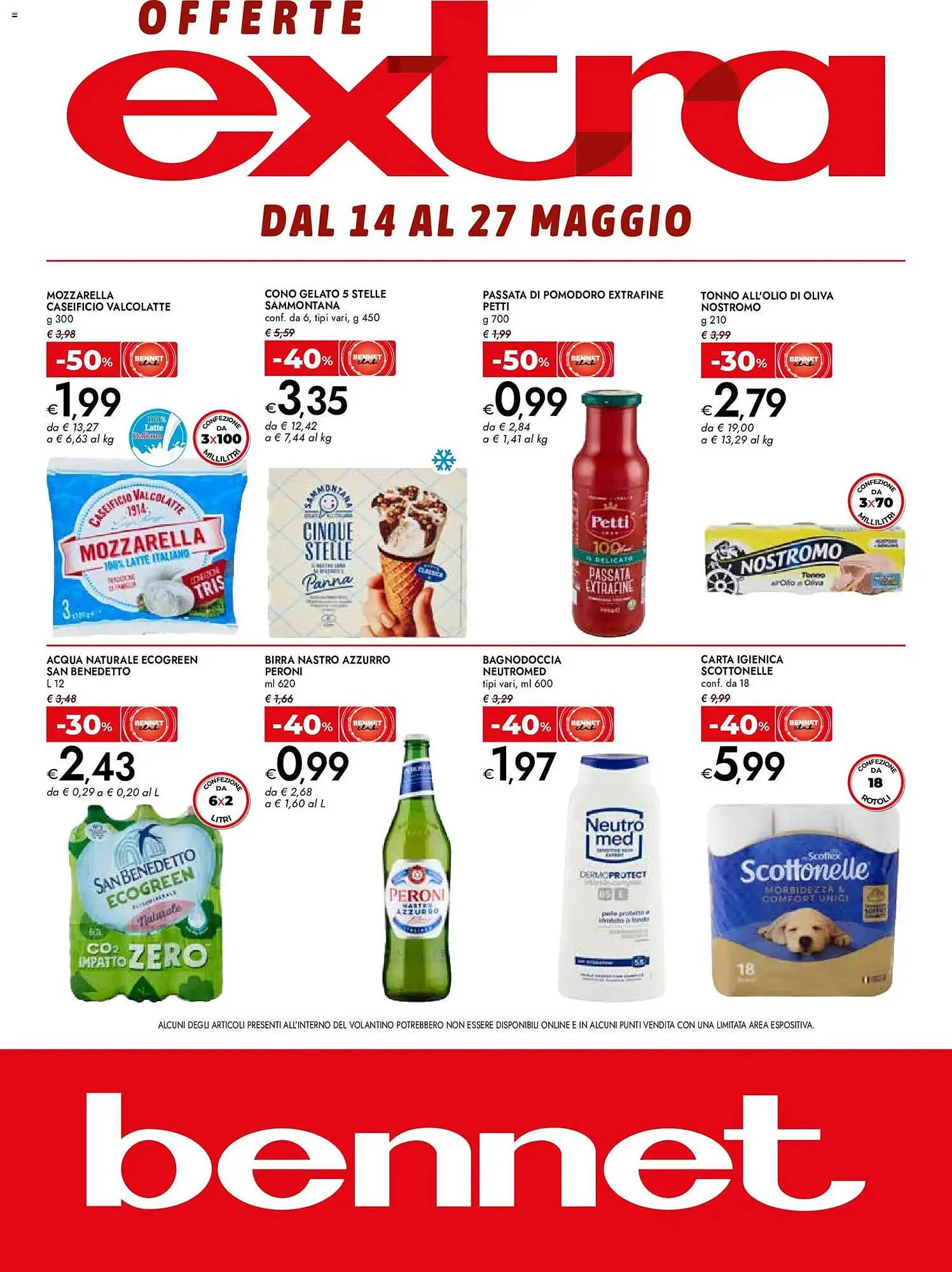 Volantino Bennet da 14 maggio a 27 maggio di 2026 - Pagina del volantino 1