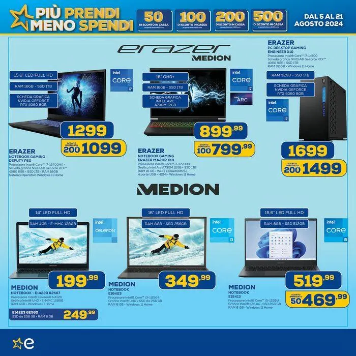 Piu prendi meno spendi da 5 agosto a 21 agosto di 2024 - Pagina del volantino 7