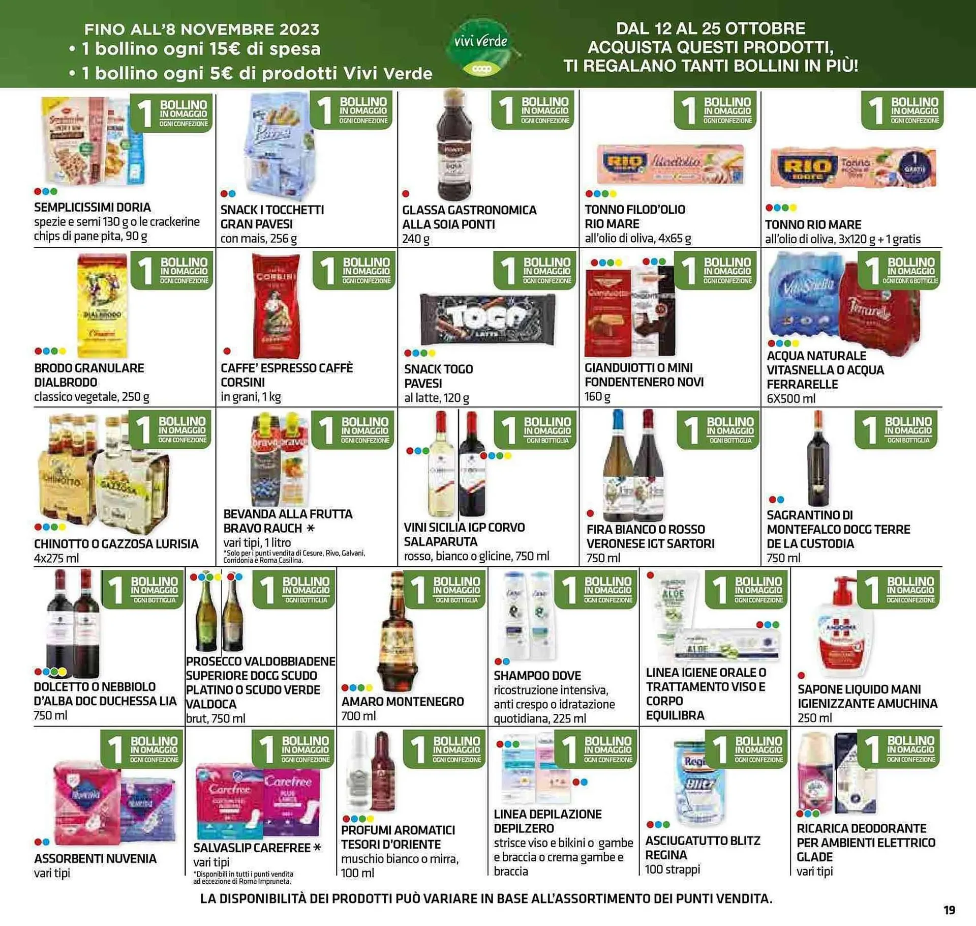 Volantino Superconti da 12 ottobre a 25 ottobre di 2023 - Pagina del volantino 19