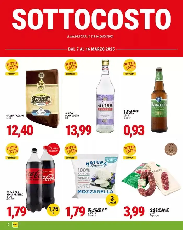 Sotto costo da 7 marzo a 16 marzo di 2025 - Pagina del volantino 2