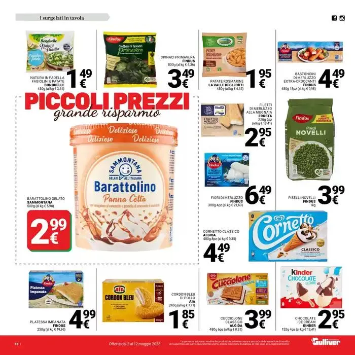 Piccoli prezzi da 2 maggio a 12 maggio di 2025 - Pagina del volantino 18