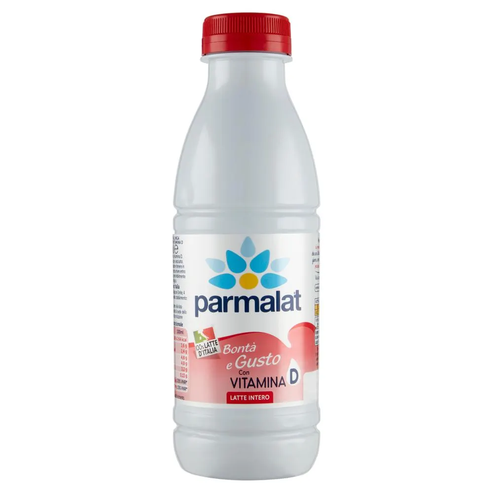 parmalat Bontà e Gusto con Vitamina D 100% Latte d'Italia Latte Intero 500 ml