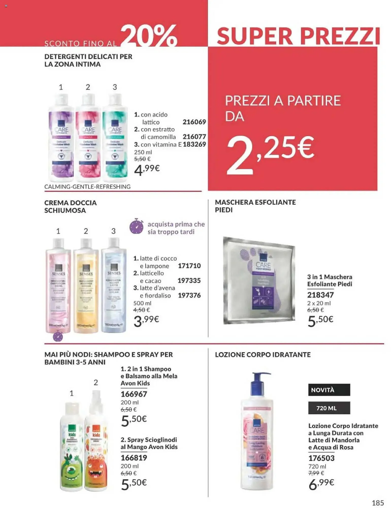 Catalogo Avon da 1 marzo a 31 marzo di 2026 - Pagina del volantino 185