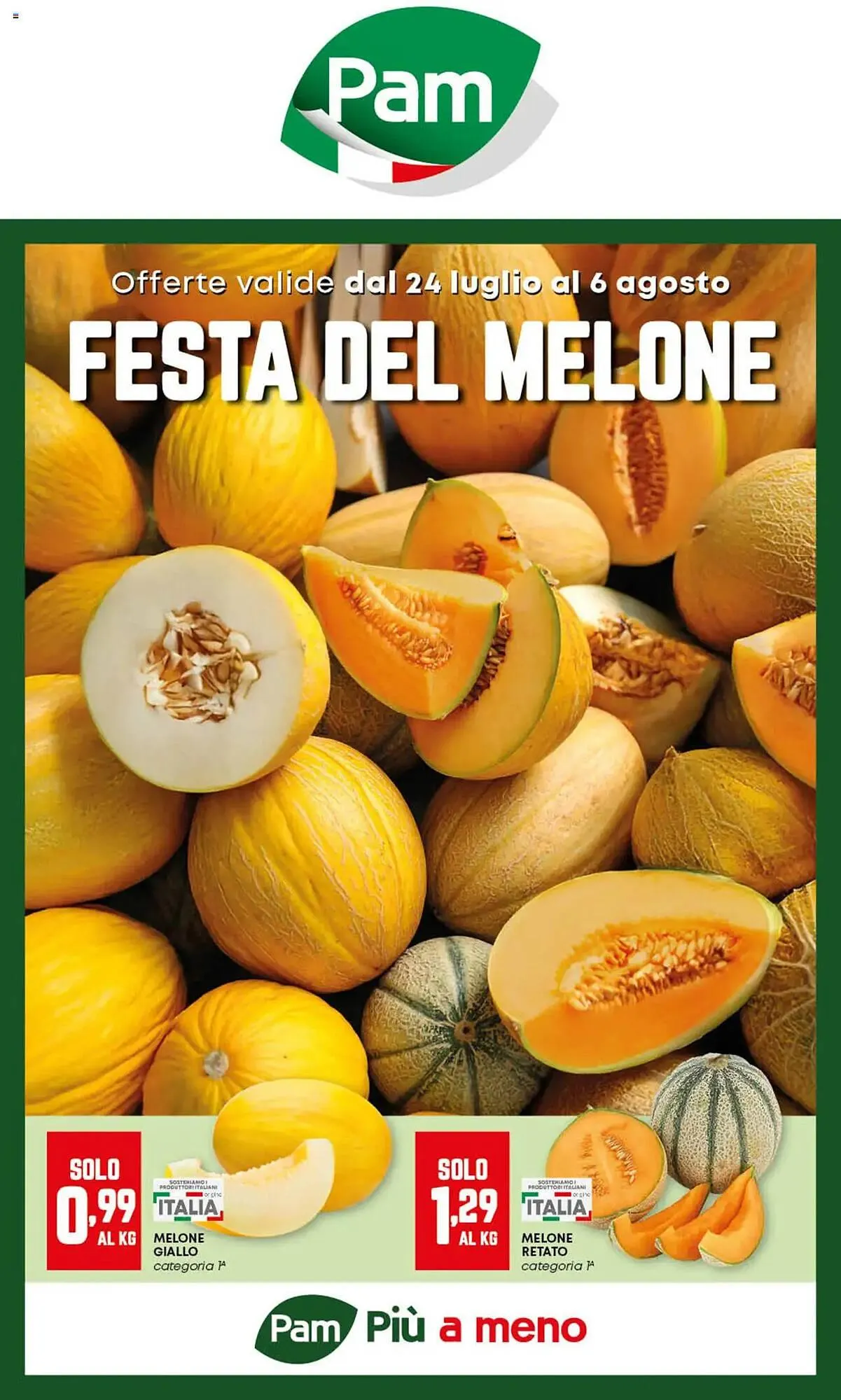 Volantino Pam da 24 luglio a 6 agosto di 2025 - Pagina del volantino 1