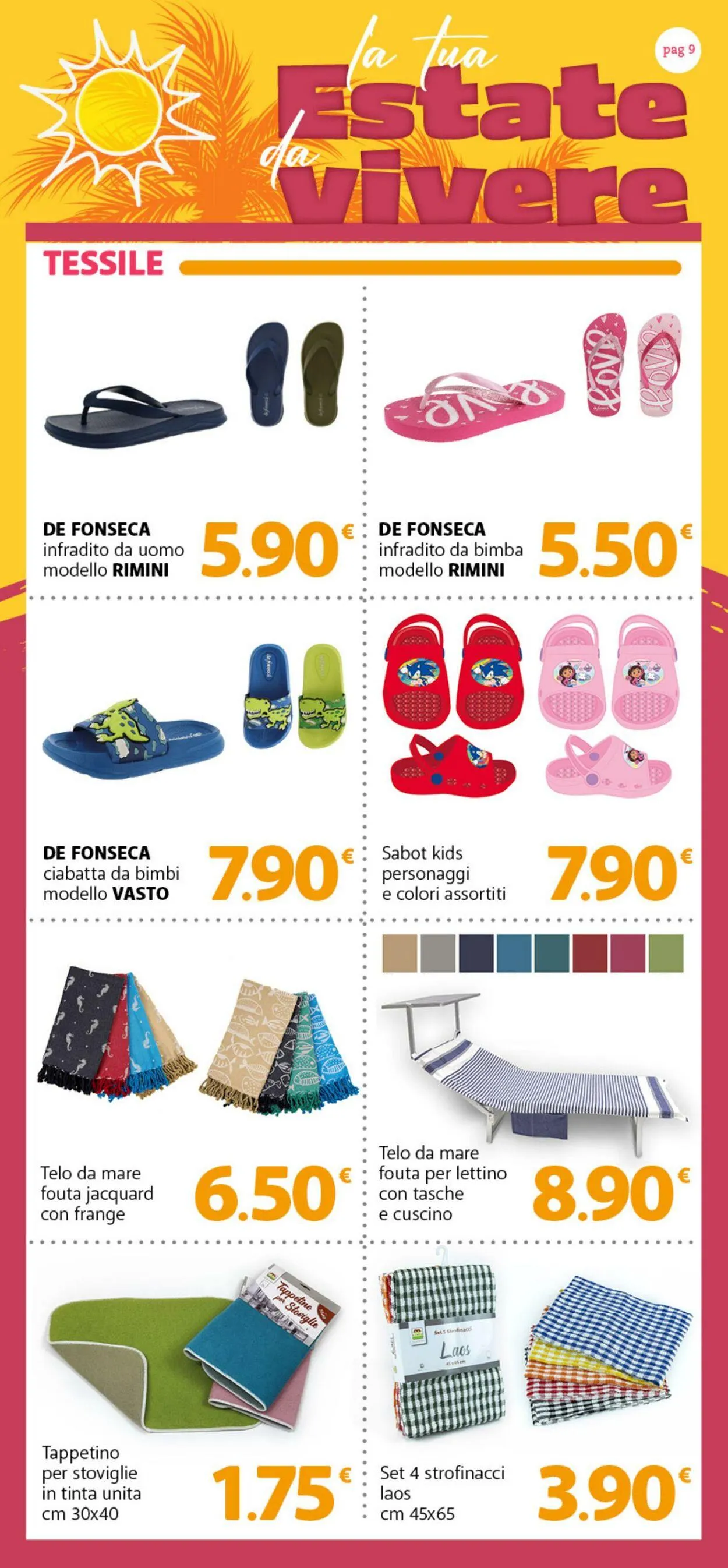 Famila Volantino attuale da 1 luglio a 9 agosto di 2025 - Pagina del volantino 9