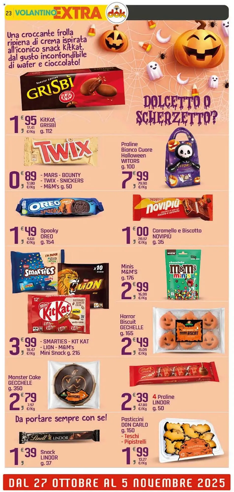 Volantino Supermercati Dok da 23 ottobre a 5 novembre di 2025 - Pagina del volantino 23