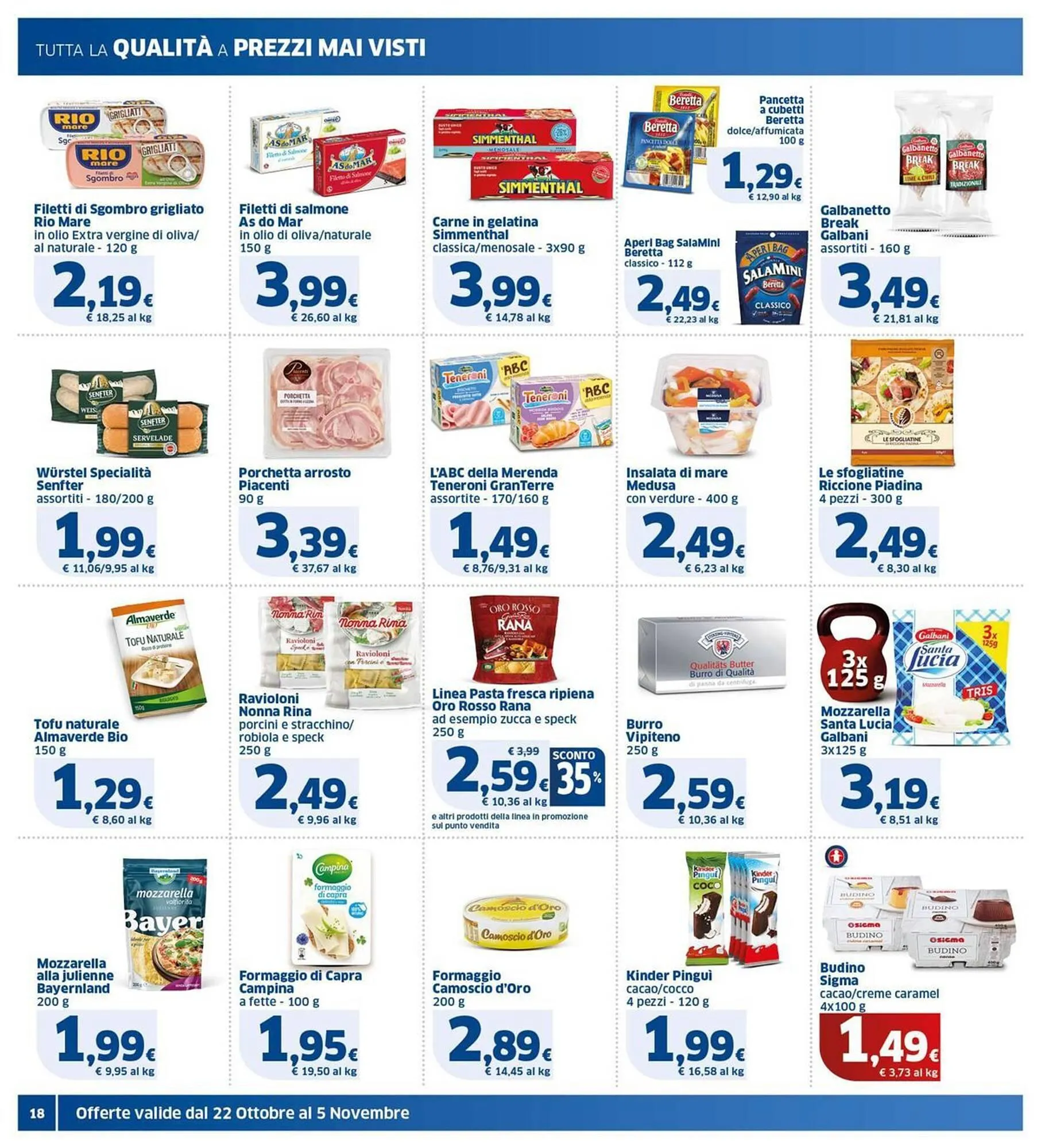 Volantino Sigma da 22 ottobre a 5 novembre di 2025 - Pagina del volantino 18