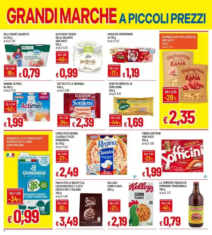 GRANDI MARCHE A PICCOLI PREZZI da 28 ottobre a 10 novembre di 2024 - Pagina del volantino 2