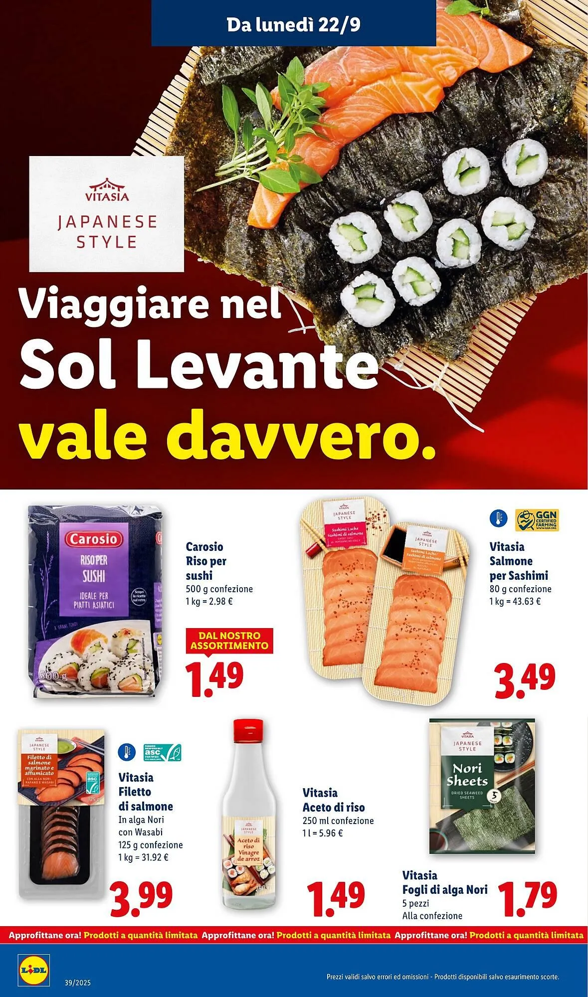 Volantino Lidl da 22 settembre a 28 settembre di 2025 - Pagina del volantino 22