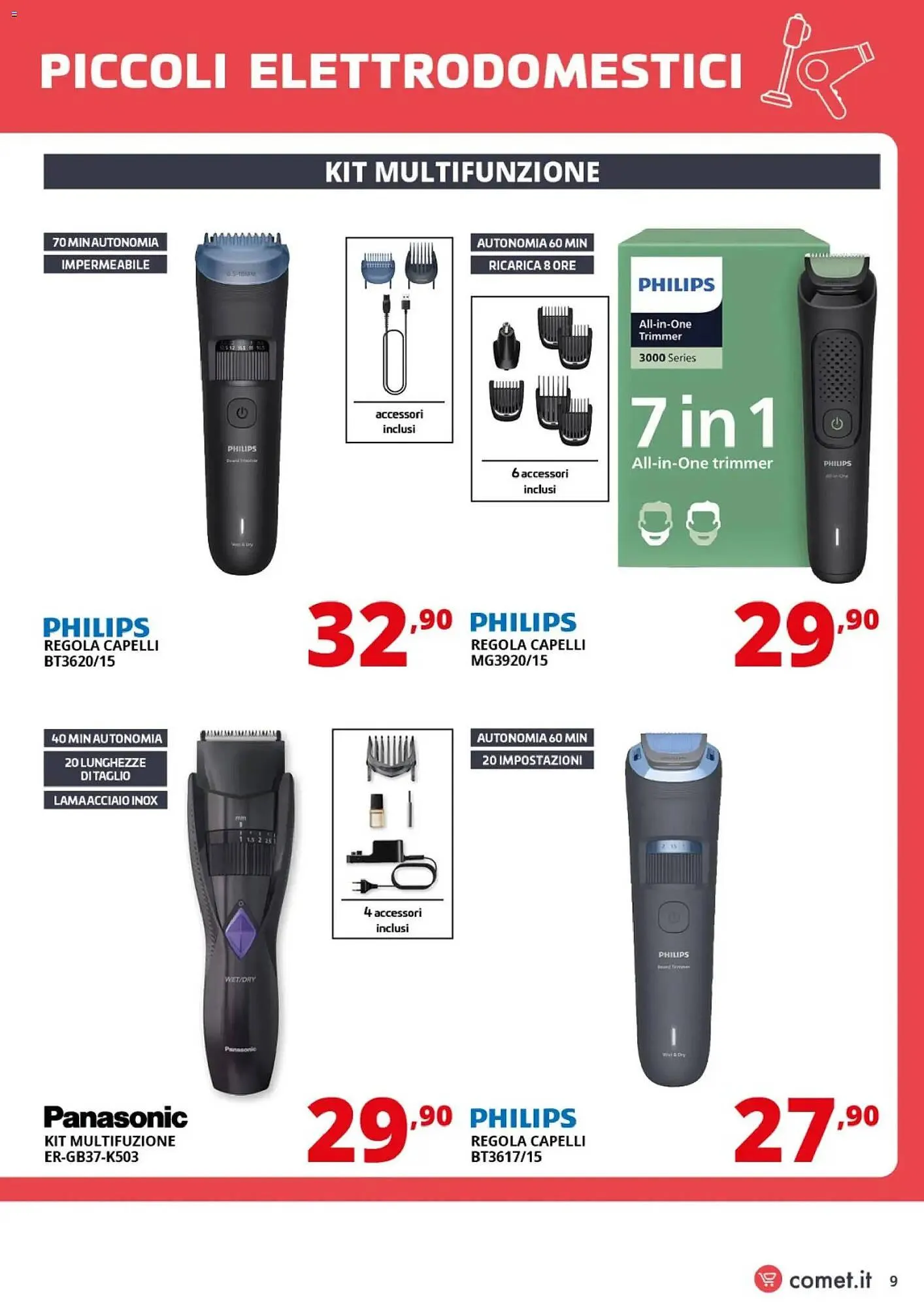Volantino Comet da 20 marzo a 8 aprile di 2026 - Pagina del volantino 9