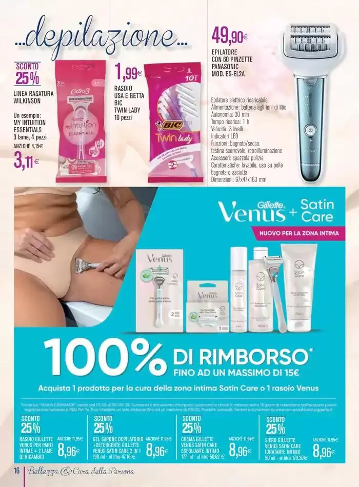 Bellezza& cura della persona da 27 marzo a 19 aprile di 2025 - Pagina del volantino 16